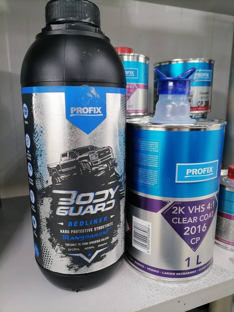 PROFIX Твърда защитна структурна боя 2К BODY GUARD 711мл - Image 2